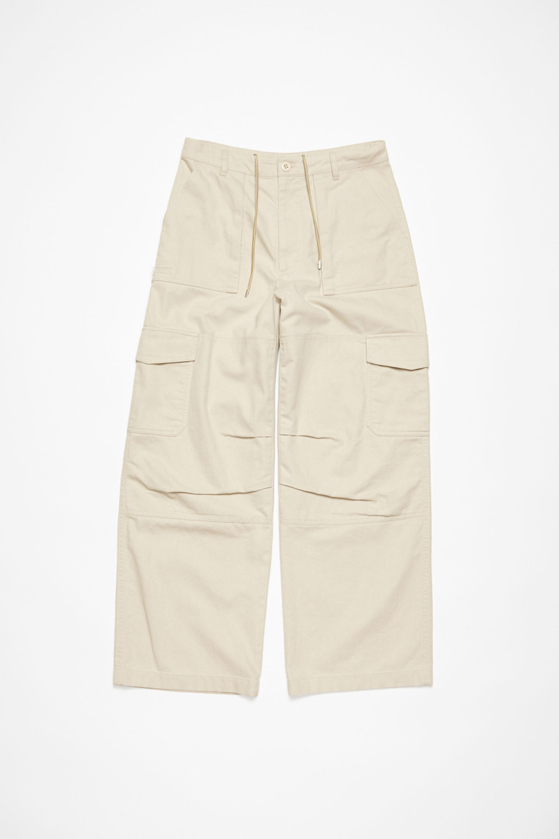 Twill trousers - Ivory white 1