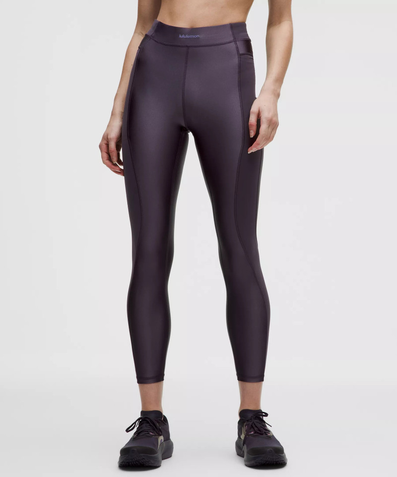 lululemon Satin Shine Panelled High-Rise Tight 25" *Wordmark outlook