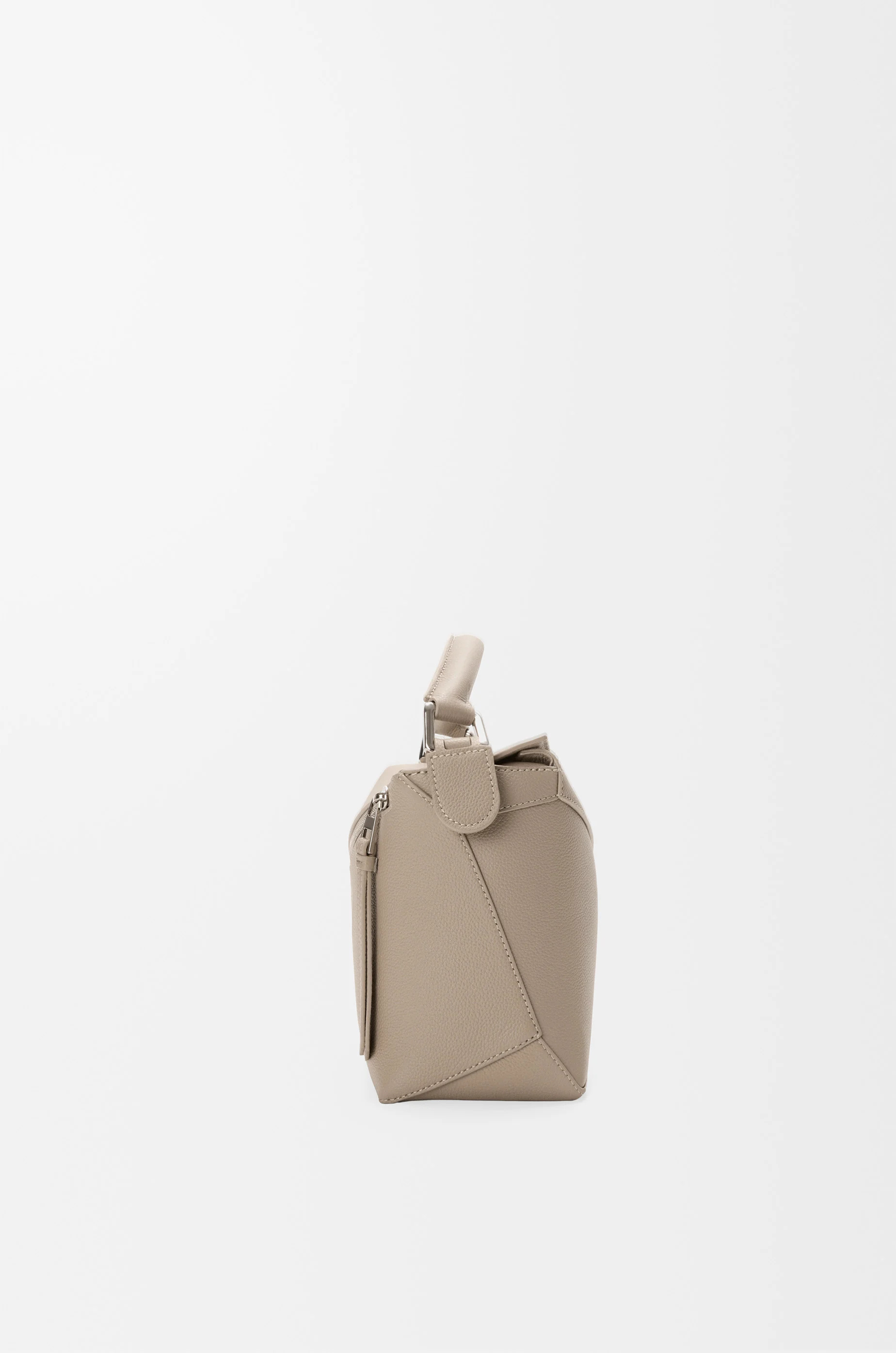Small Puzzle Edge bag in soft grained calfskin - 3
