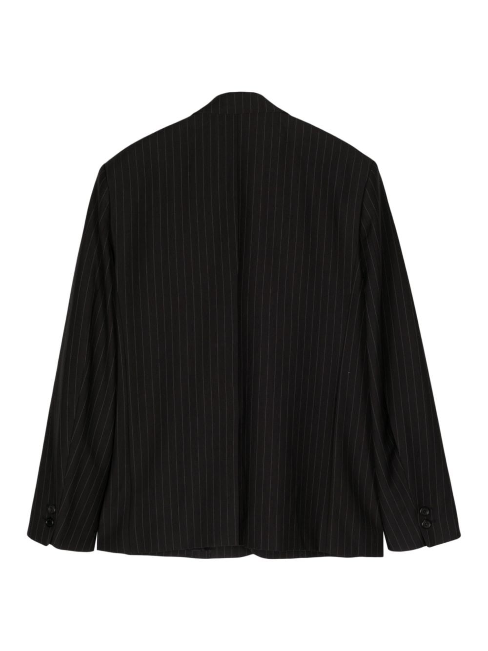 notched-lapels single-breasted blazer - 2