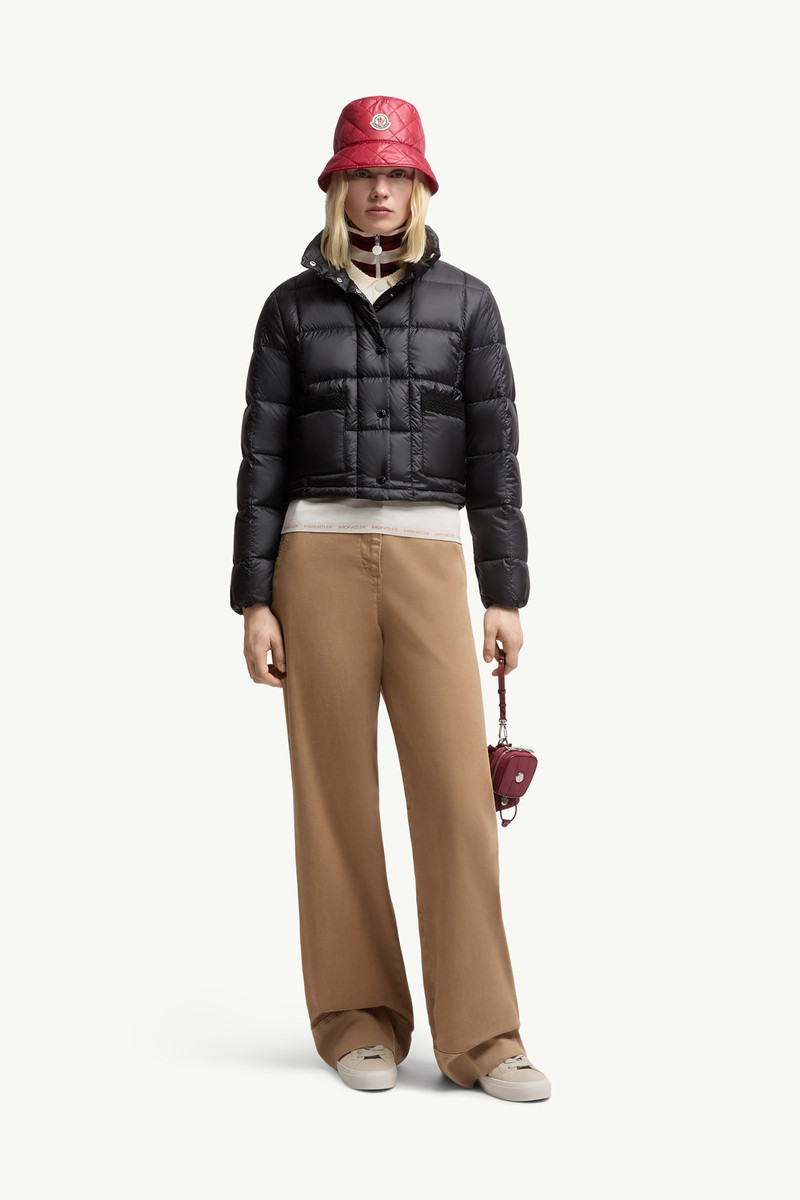 Moncler Jarcieu Braided Trim Short Down Jacket outlook