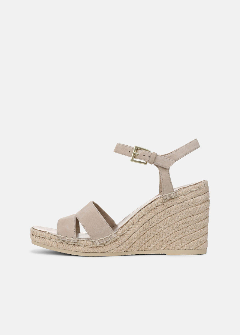 Gwen Suede Espadrille Wedge Sandals 1