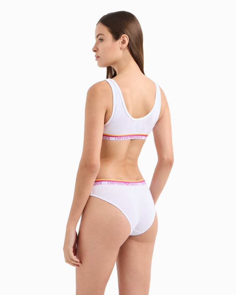 TWO-PACK OF ASV ICONIC ORGANIC-COTTON BRIEFS WITH LOGO WAISTBAND 3