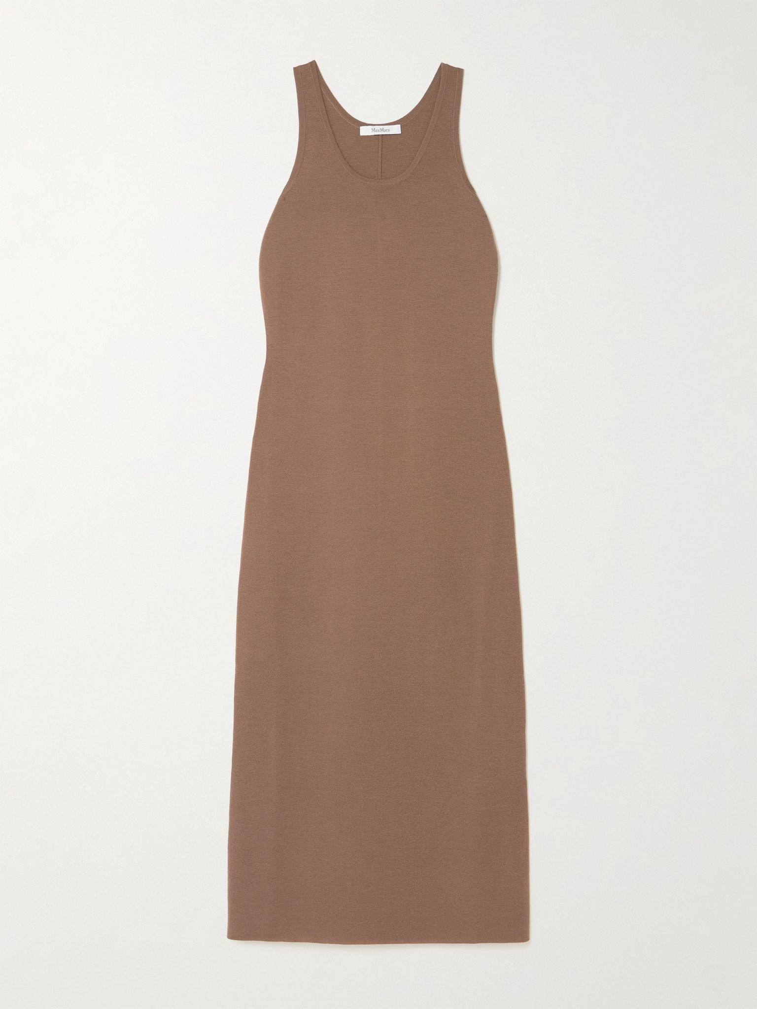 Aceri wool midi dress Brown - 1