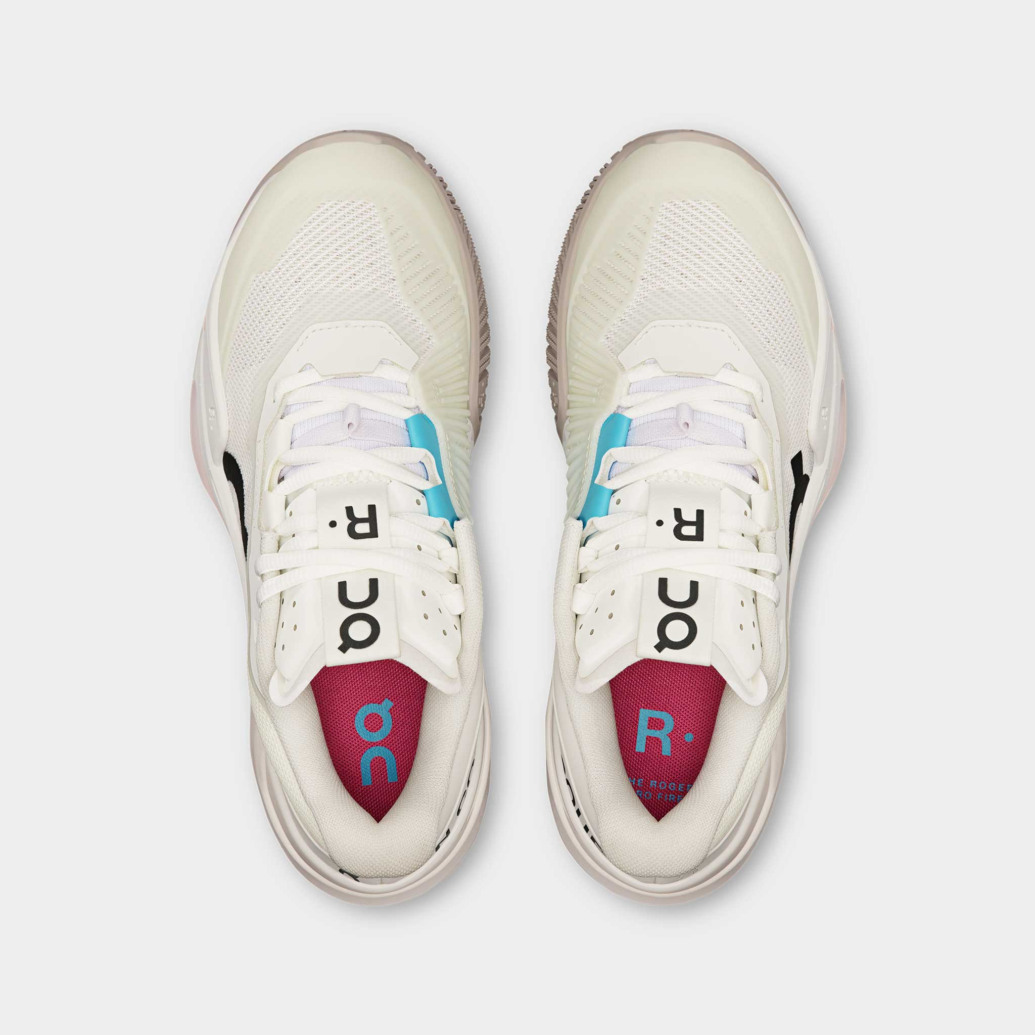 On The Roger Pro Fire Men's White/Pink - 3