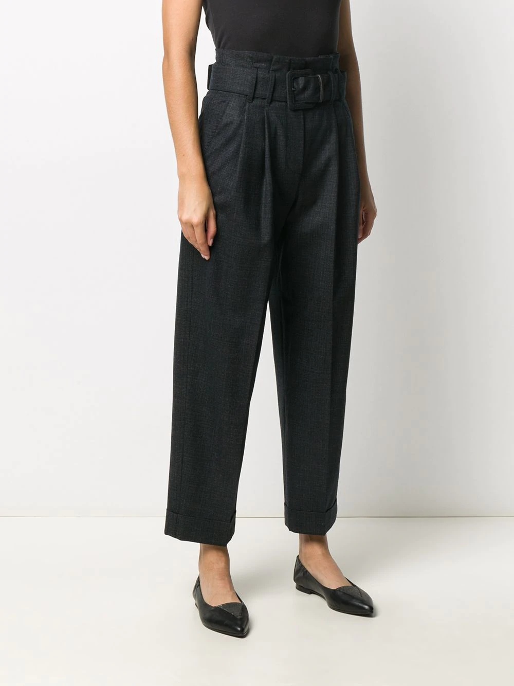 paperbag waist trousers - 3