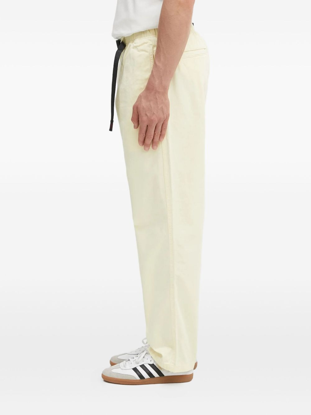 elasticated-waist regular trousers - 3