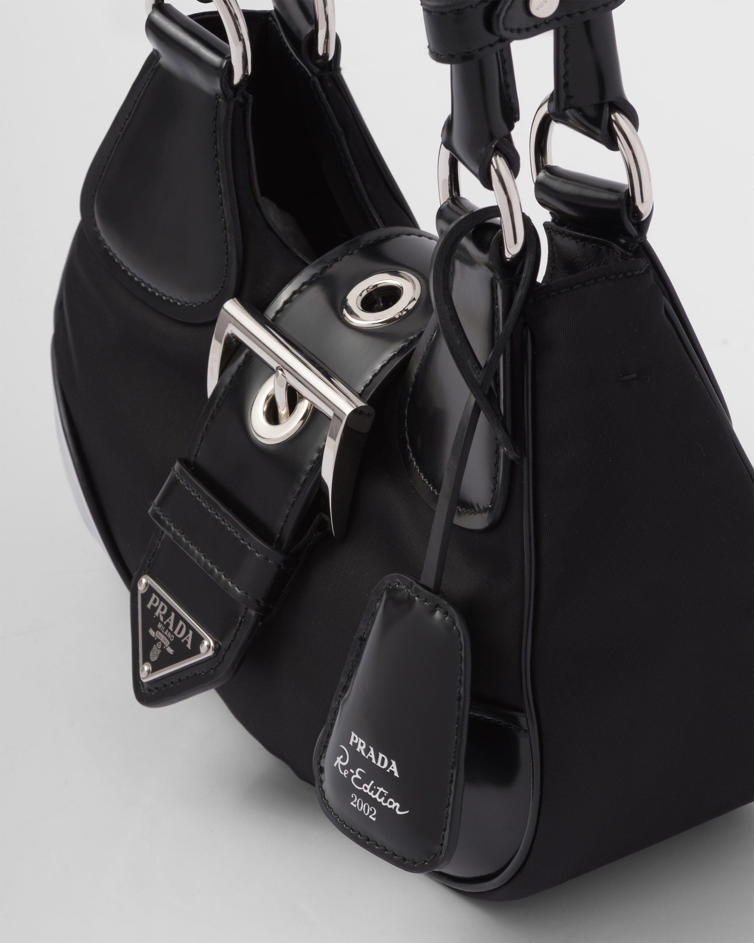 Prada Moon Re-Nylon and leather bag - 6