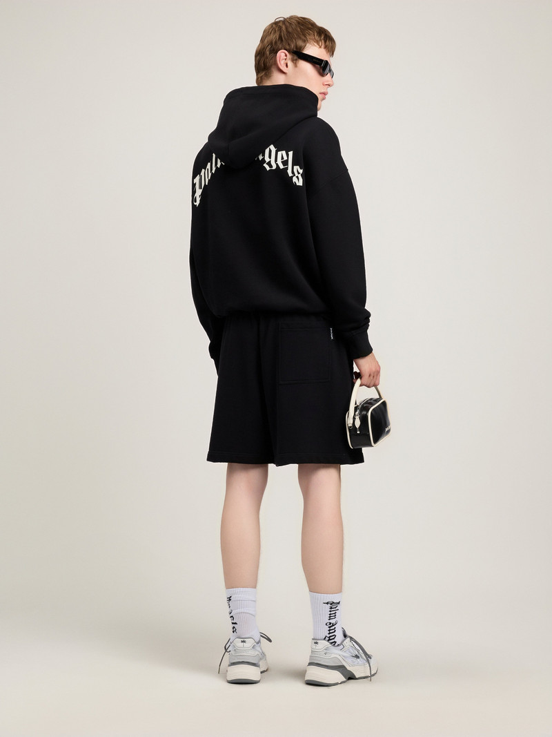 Palm Angels Waist Logo Sweatshorts outlook
