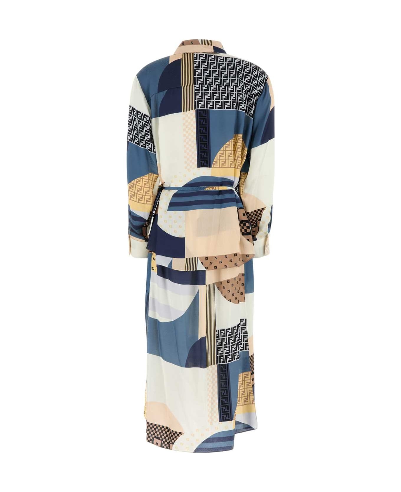 Printed Silk Dress - 2