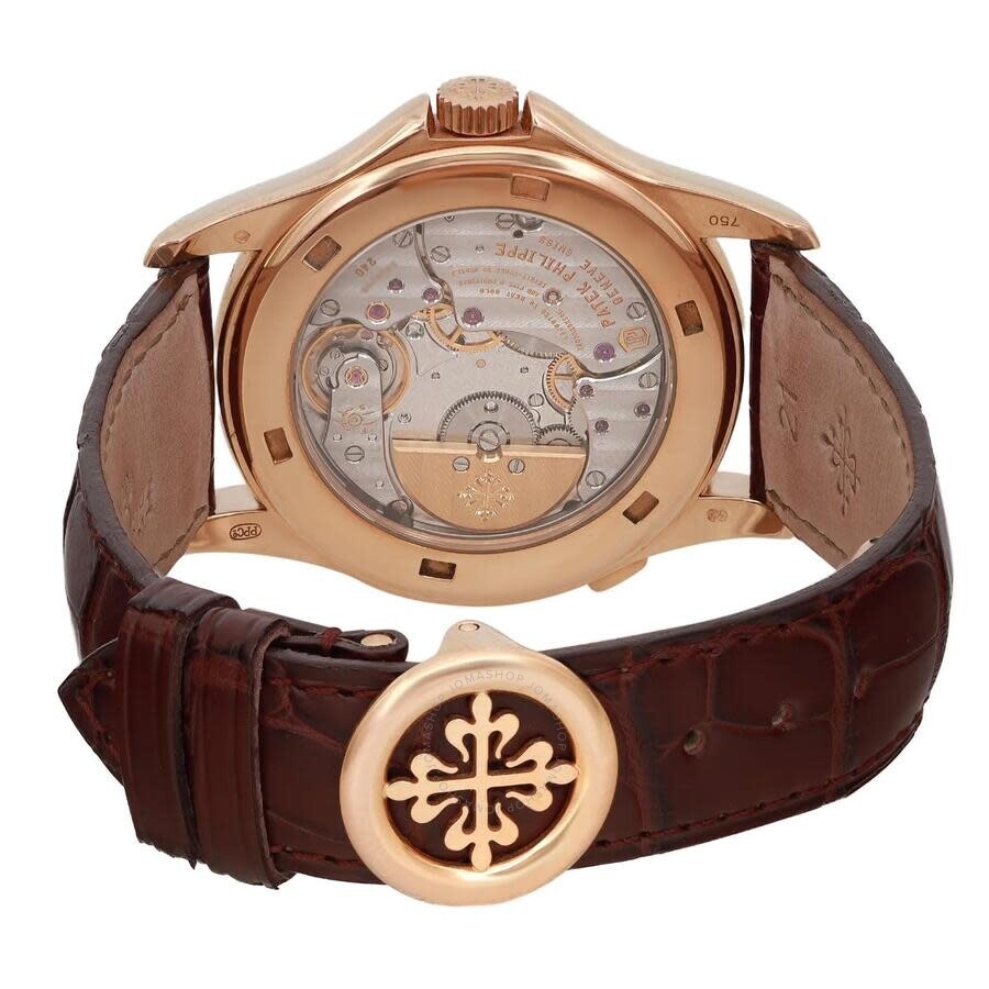 Pre-owned Patek Philippe Complications World Time GMT Automatic Day-Night Silver Dial Men's Watch 51 - 5
