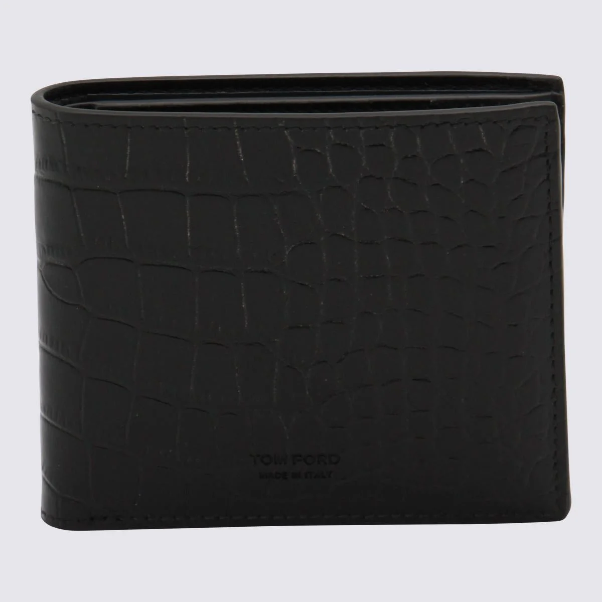 Tom Ford Black Leather Wallet - 1