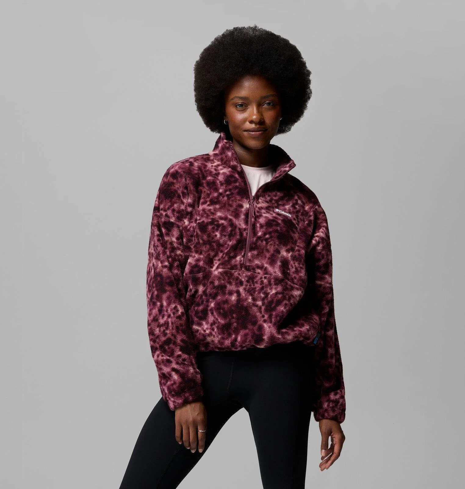 Women's Timber Meadow MTR Printed Fleece Half Zip - 1