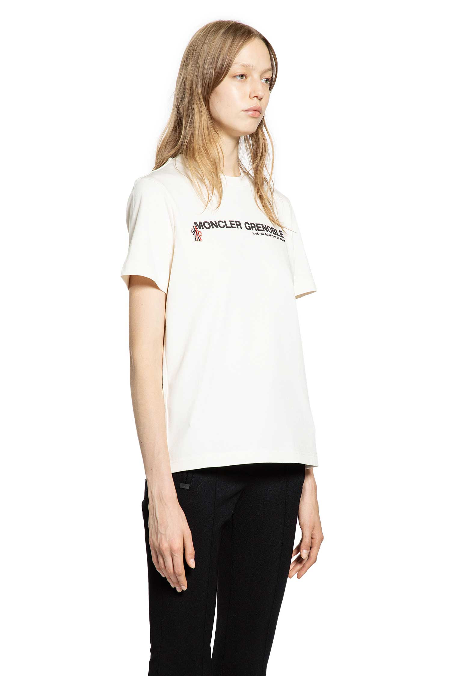 Moncler Grenoble Woman White T-shirts & Tank Tops - 2