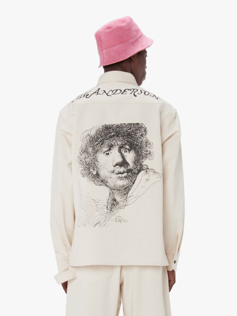 REMBRANDT PRINT OVERSHIRT 3