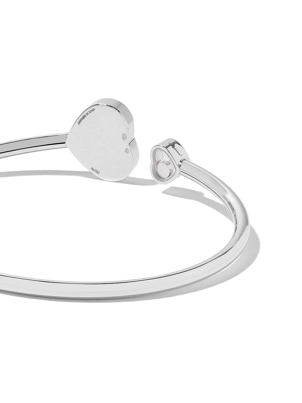 18kt white gold Happy Hearts diamond bangle - 4