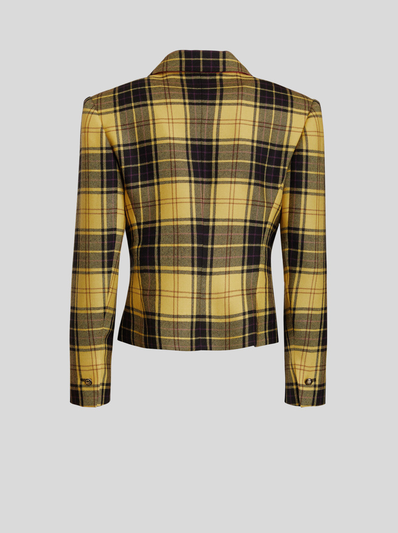 DOUBLE-BREASTED CHECK JACKET 6