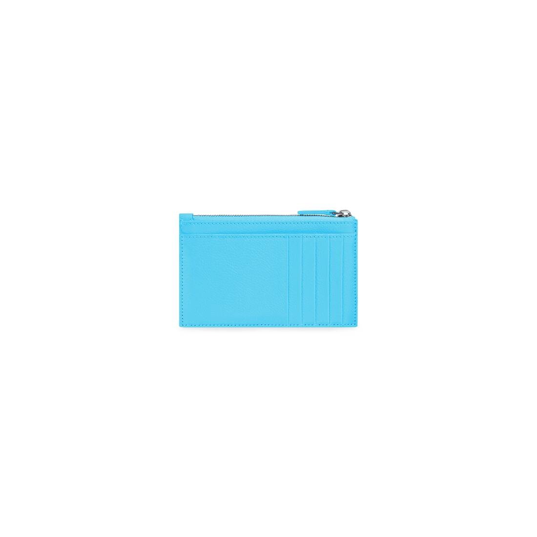 Men's Cash Large Long Coin And Card Holder in Blue - 2