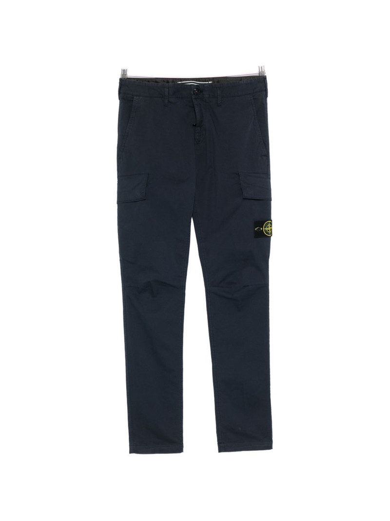 logo-patch cargo pants 1