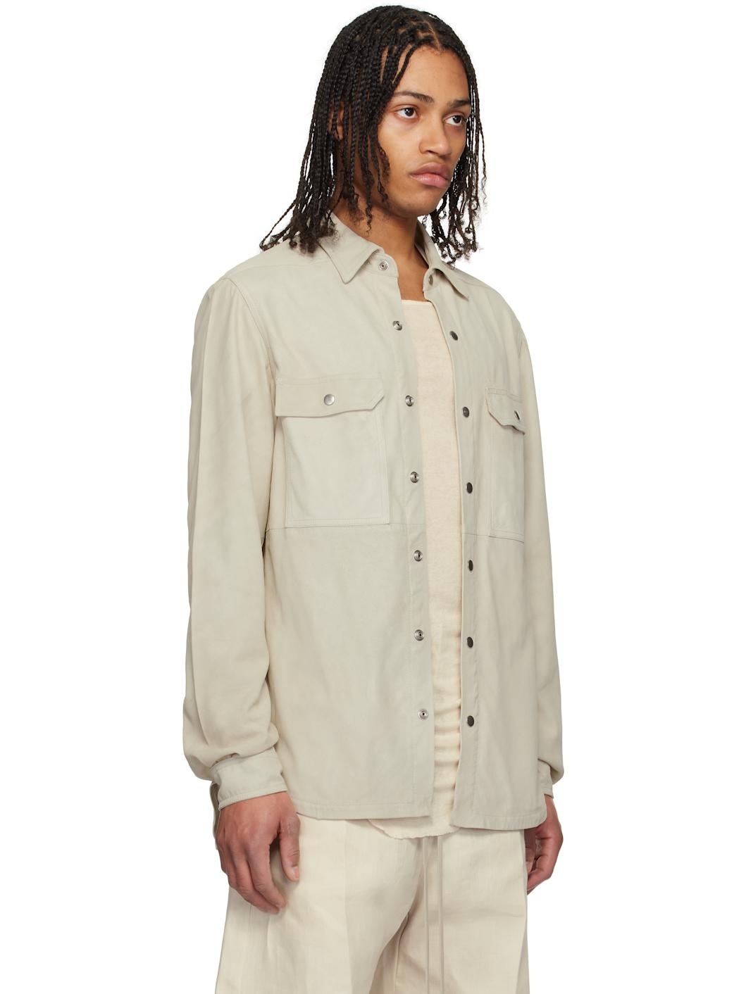 Off-White Hollywood Outershirt Leather Overshirt - 2