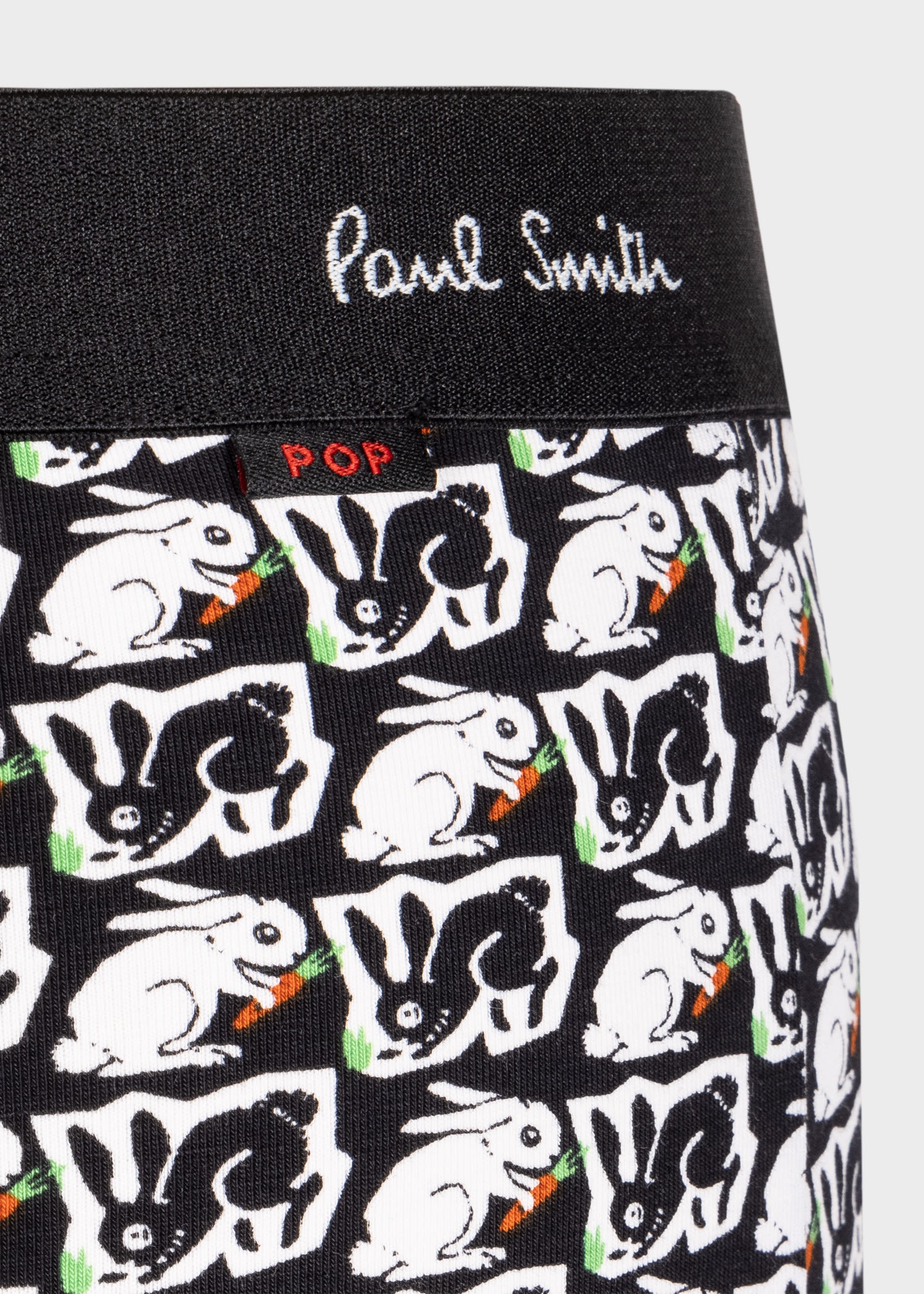 'Repeating Bunny' Print Low-Rise Boxer Briefs - 3