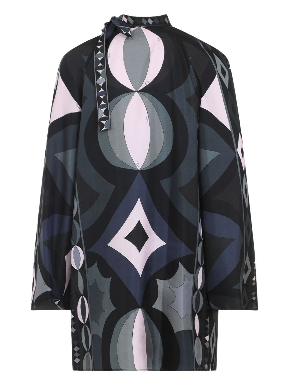 Printed silk maxi dress - 2