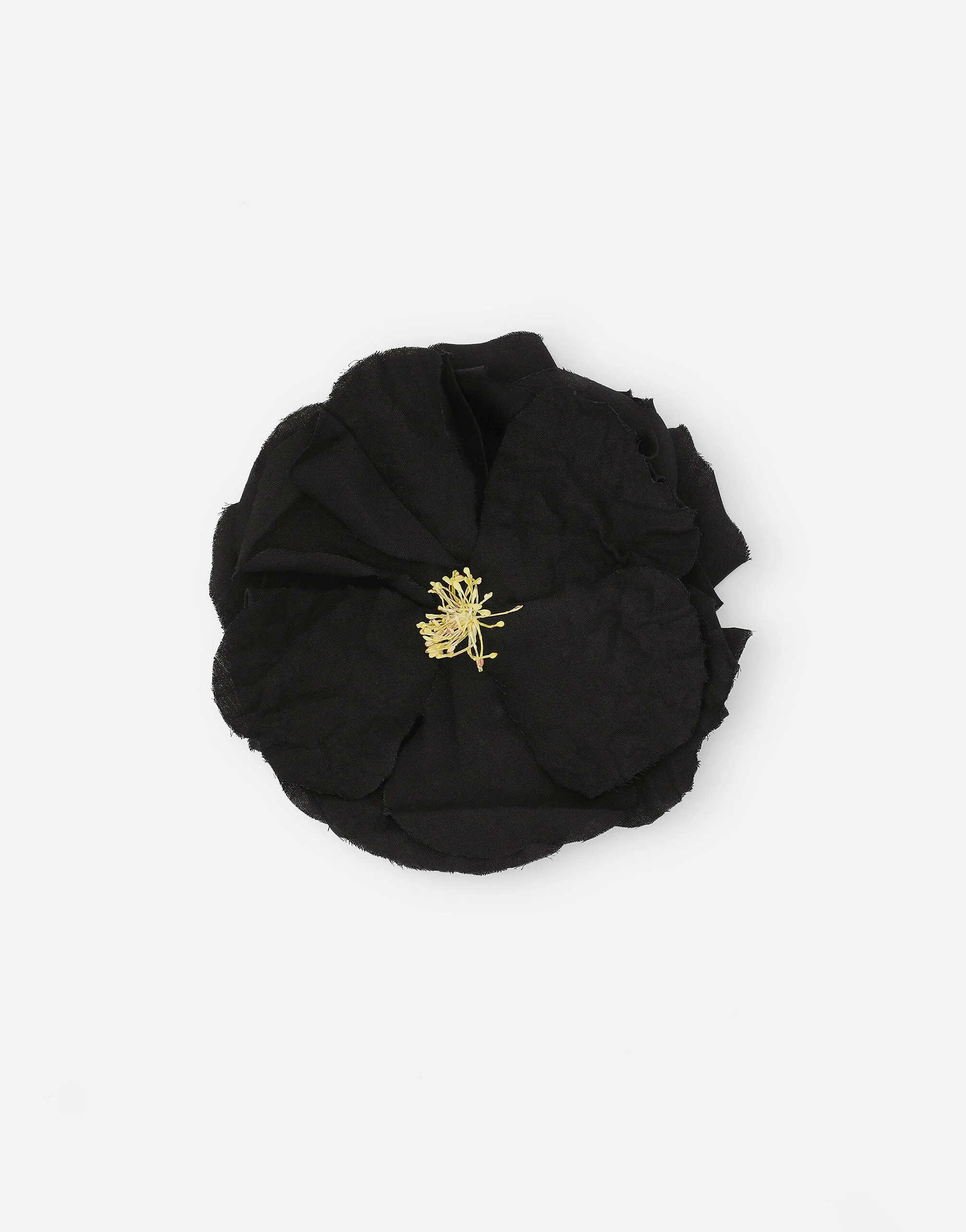Floral cotton brooch - 1