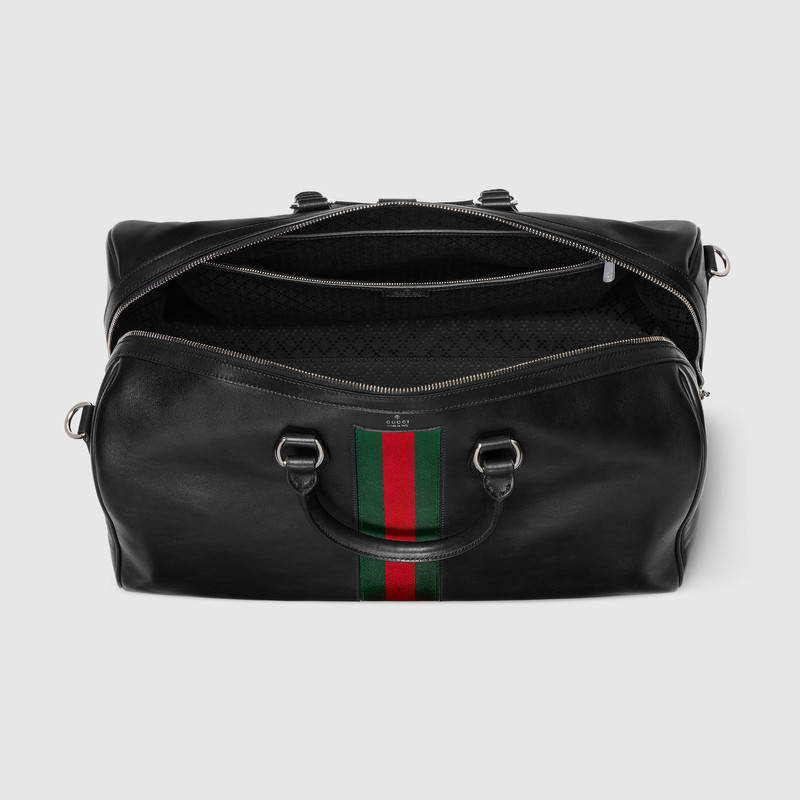 Web Trademark medium duffle bag 8