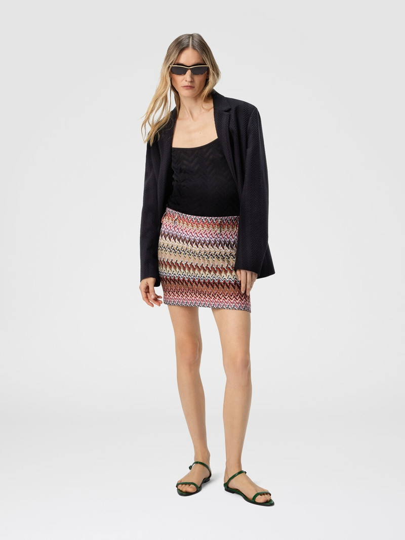 Missoni Mini Skirt with Zigzag Pattern outlook