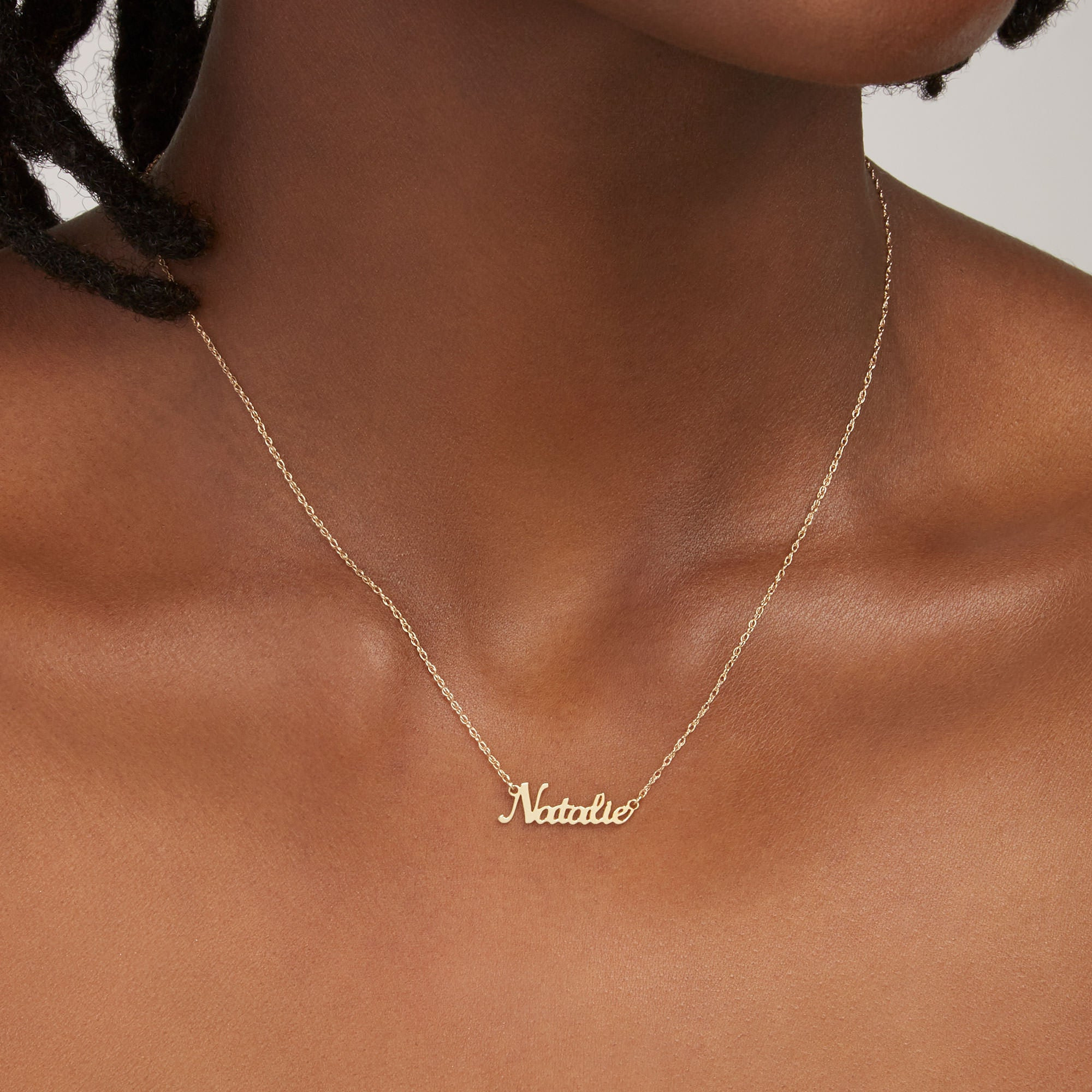 Say My Name Script Necklace - 2