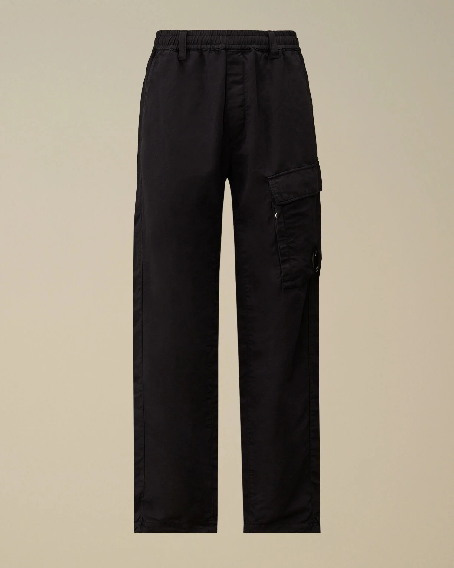 Cotton/Linen Elasticated Lens Cargo Pants - 1