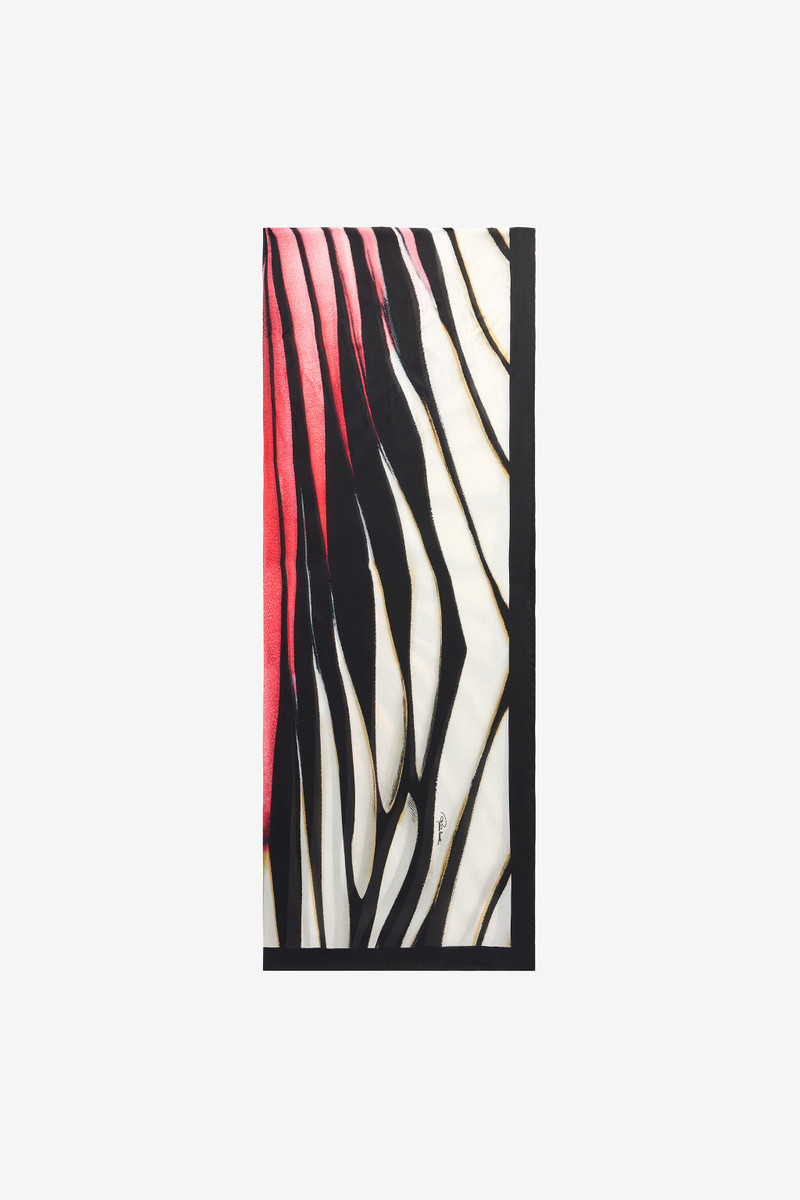 Ray Of Paradise Print Silk Stole 1