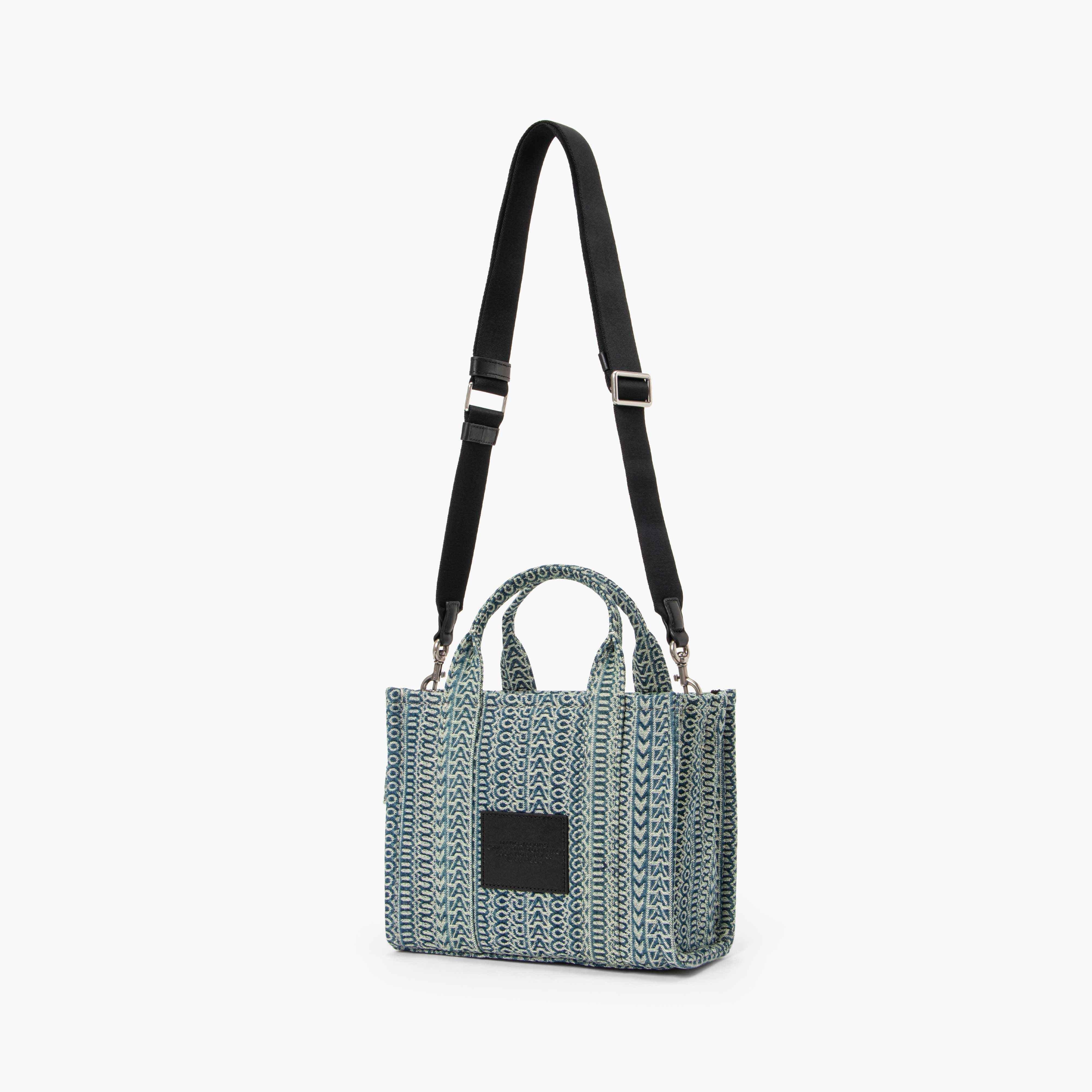 THE WASHED MONOGRAM DENIM MINI TOTE BAG - 3