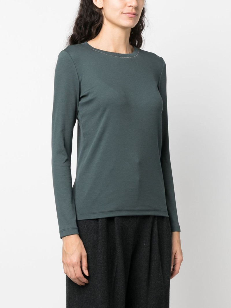 bead-detailing fine-knit jumper 3