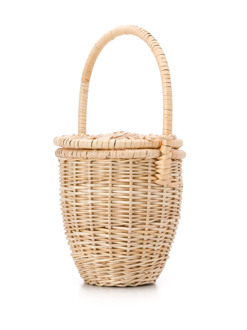Wicker Bucket Bag 4