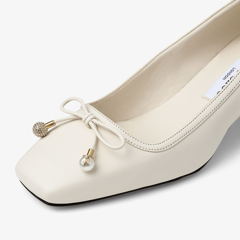 Elme 45 Latte Nappa Leather Pumps 4