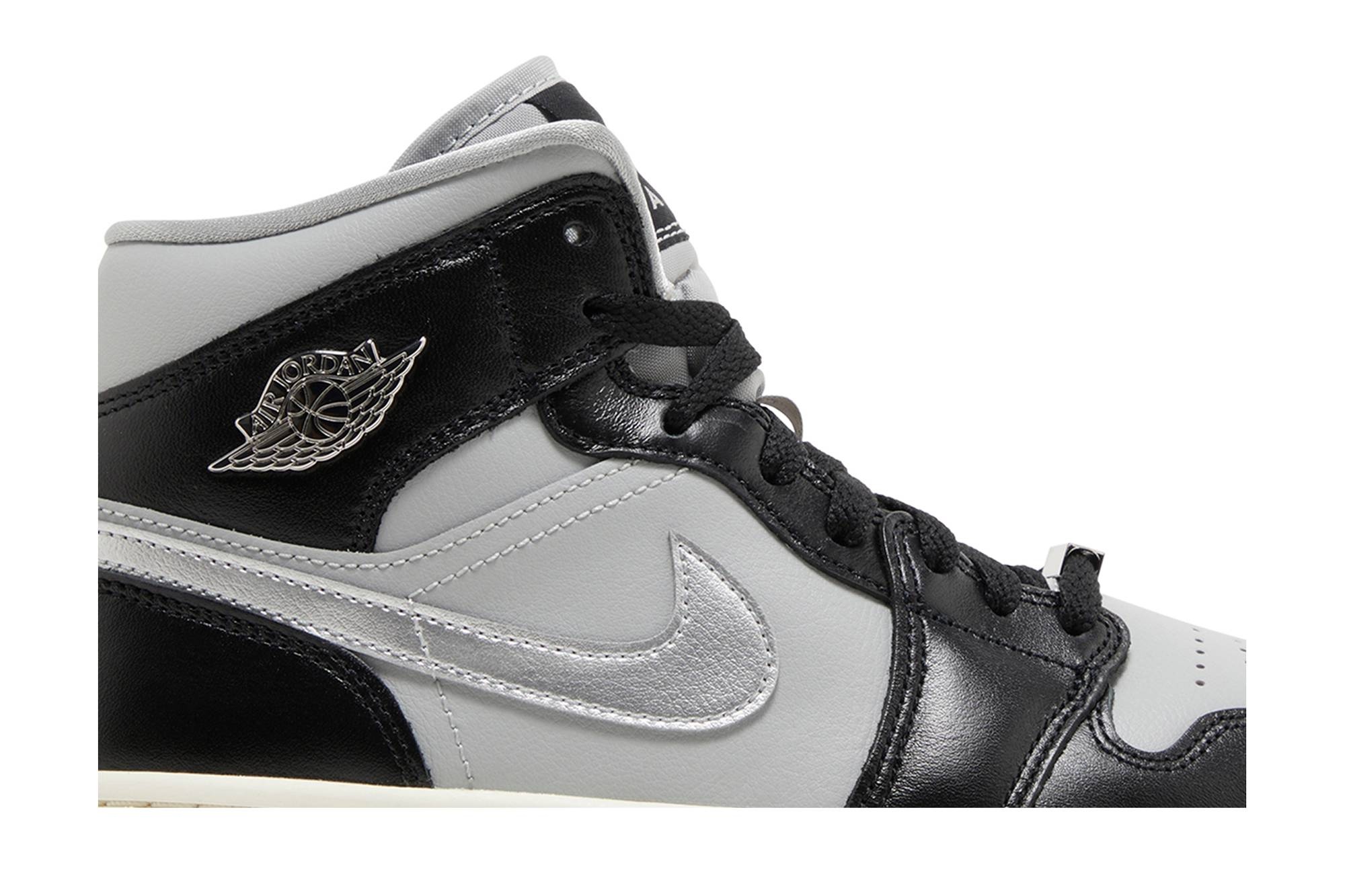 Wmns Air Jordan 1 Mid SE 'Black Chrome' - 2