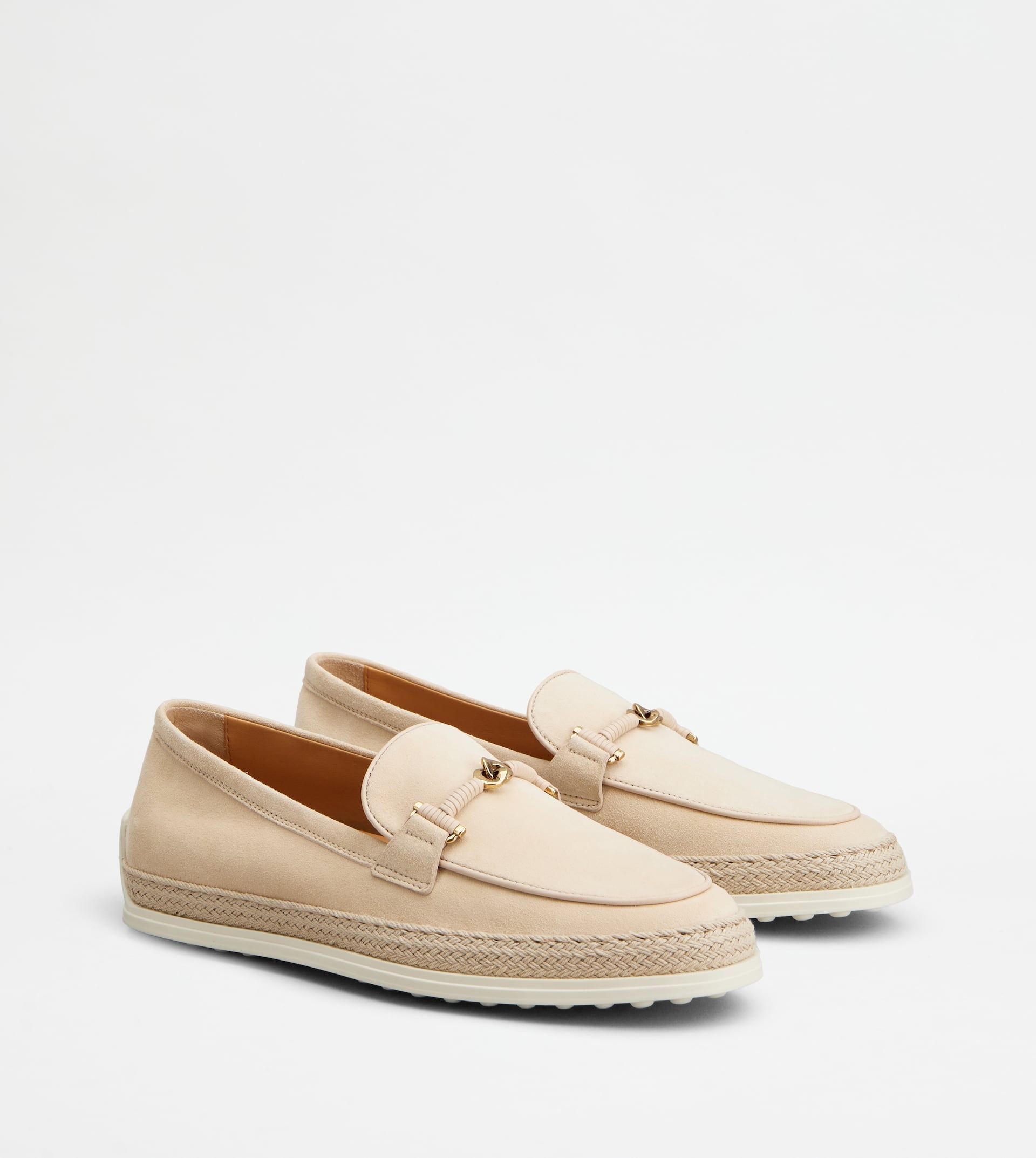 LOAFERS IN SUEDE - BEIGE - 3