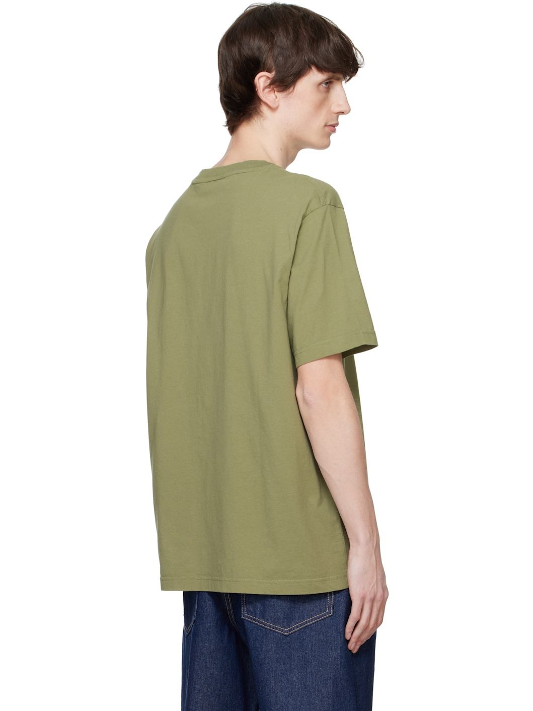 Green Speedy Fox Patch Comfort T-shirt - 3