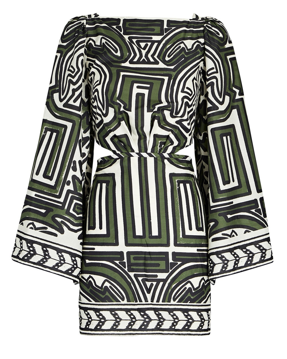 Ethnic Notes Printed Voile Mini Dress - 1