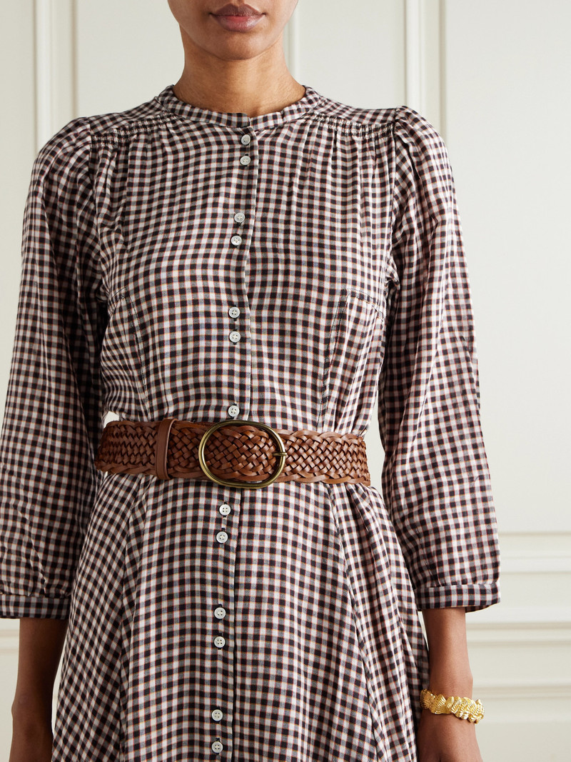 DRAGON DIFFUSION Woven Leather Belt outlook