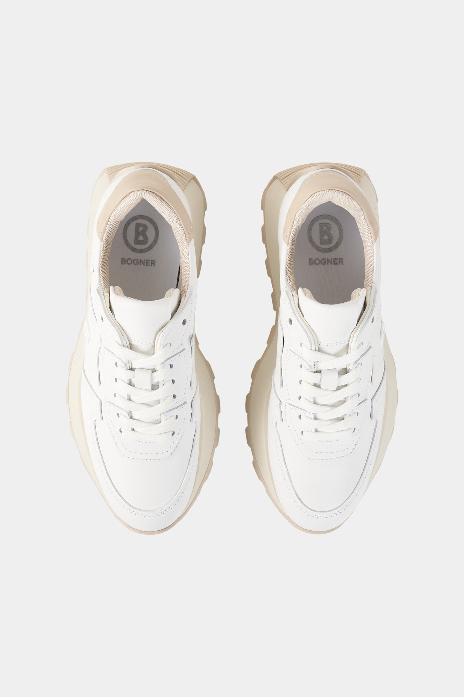 Osaka sneaker in White/sand - 6