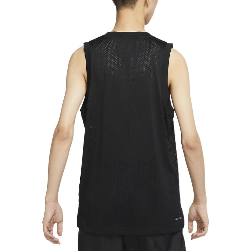 Jordan Men's Air Jordan Alphabet Printing Round Neck Pullover Straight Camisole Black Vest DX6583-010 outlook