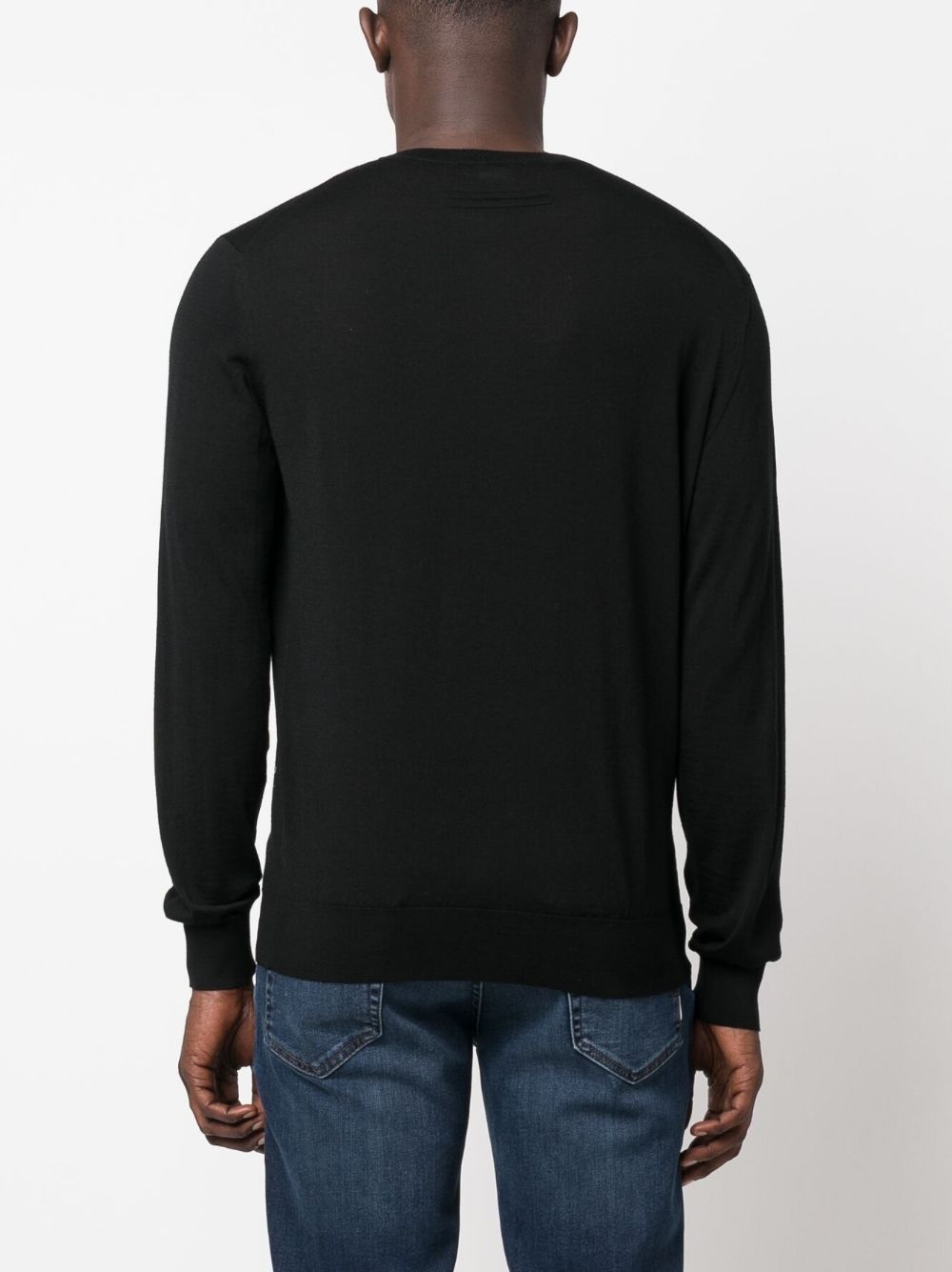 round-neck wool jumper - 4