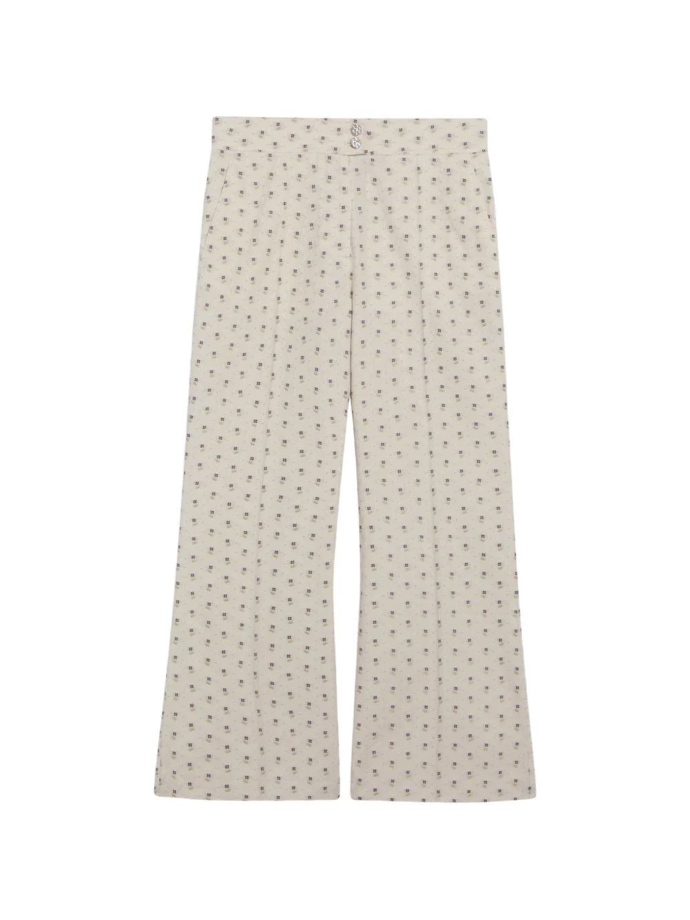 floral-print trousers - 1