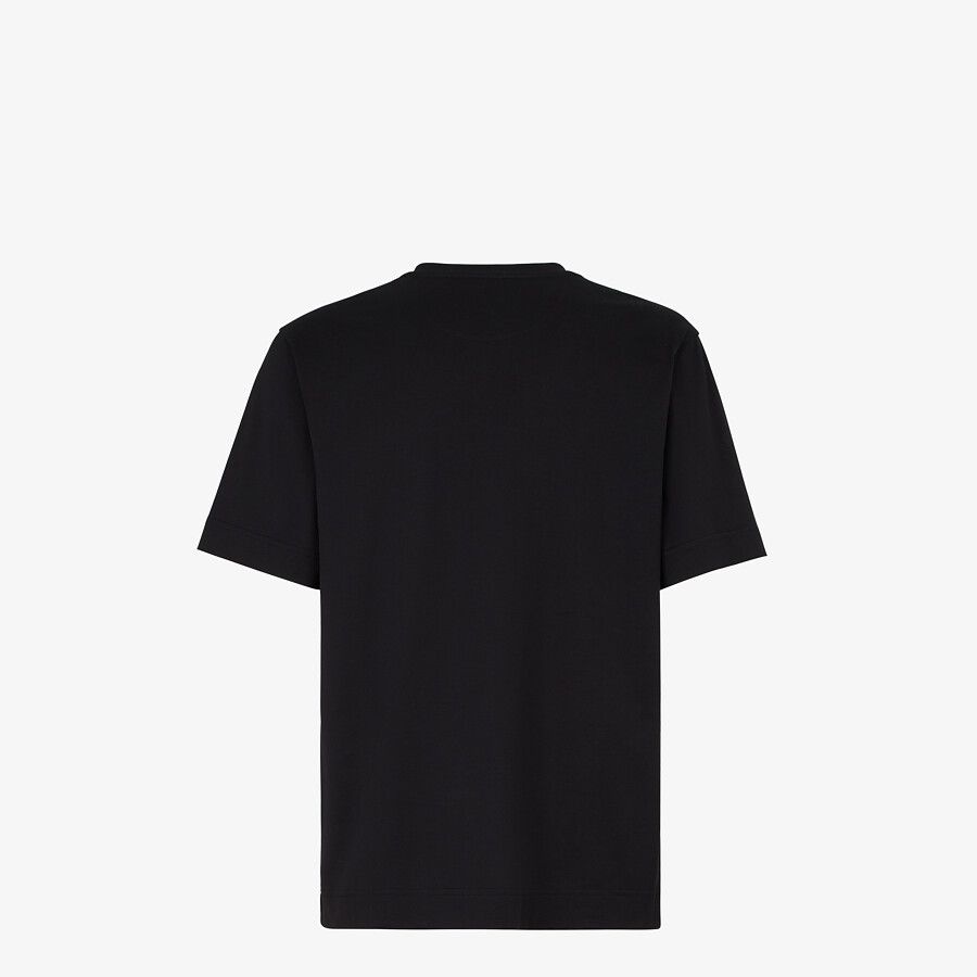 Black jersey T-shirt - 2