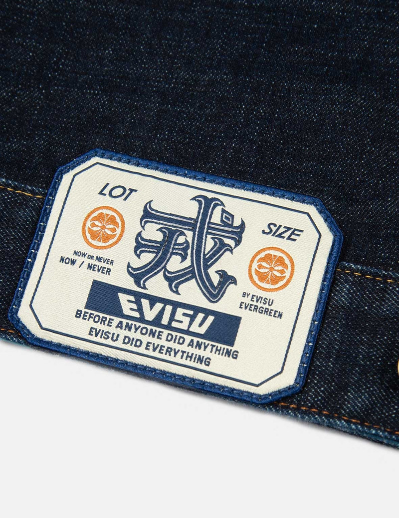 Allover Camouflage-Pattern Reversible Denim Jacket 16