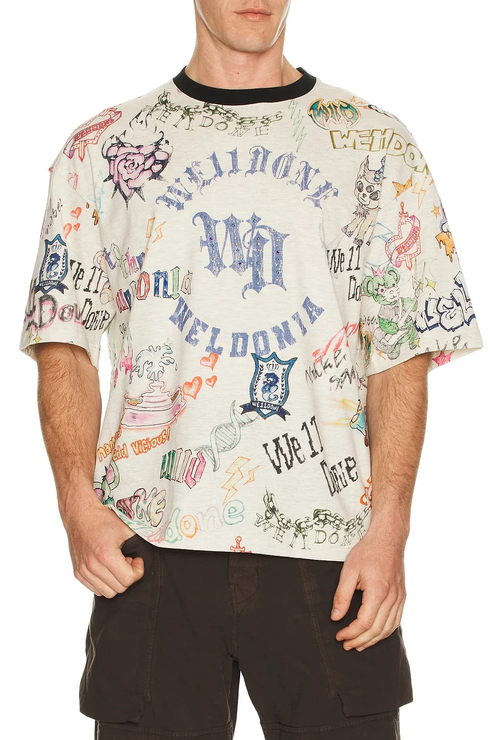 Doodle Printed T-Shirt - 1