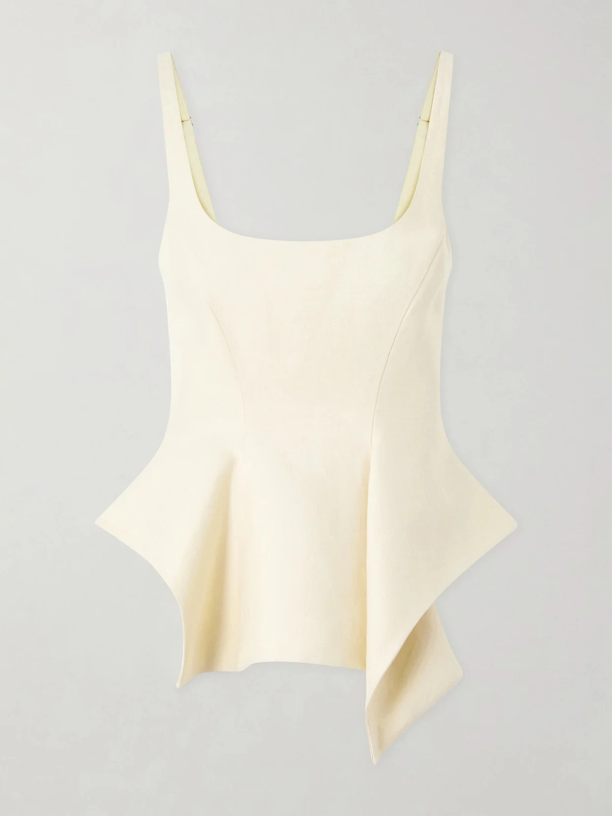 Loa Linen Peplum Top - 1