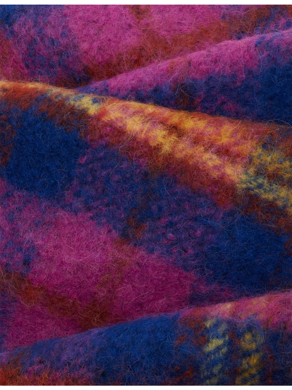 Chunky Tartan Wool-Blend Scarf - 2